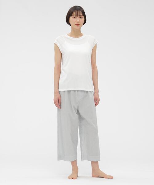 MARGARET HOWELL(マーガレットハウエル)の「COTTON LINEN MINI STRIPE(その他パンツ・レディース・ブルー・FREE)」の3枚目の写真