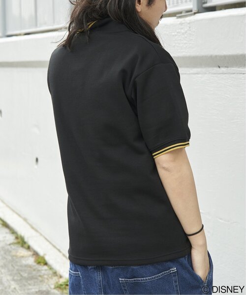 VENCEEXCHANGE(ヴァンスエクスチェンジ)の「Mickey Mouse ミッキーマウス 鹿の子リブラインポロシャツ(ポロシャツ・メンズ・ネイビー/ブラック/キャメル/オフホワイト・M/L/LL)」の18枚目の写真