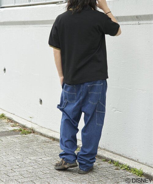 VENCEEXCHANGE(ヴァンスエクスチェンジ)の「Mickey Mouse ミッキーマウス 鹿の子リブラインポロシャツ(ポロシャツ・メンズ・ネイビー/ブラック/キャメル/オフホワイト・M/L/LL)」の20枚目の写真