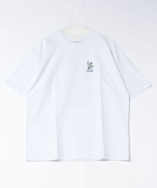 CHROME（クローム）の「【ムラサキスポーツ限定】CHROME/クローム 半袖 Tシャツ JP284（Tシャツ/カットソー・メンズ・ホワイト/ブラック・XL/M/L）」の12枚目の写真