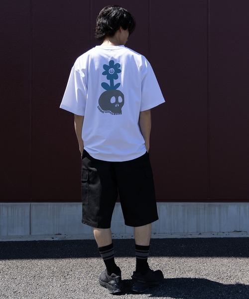 CHROME（クローム）の「【ムラサキスポーツ限定】CHROME/クローム 半袖 Tシャツ JP284（Tシャツ/カットソー・メンズ・ホワイト/ブラック・XL/M/L）」の18枚目の写真