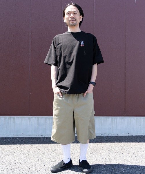 CHROME（クローム）の「【ムラサキスポーツ限定】CHROME/クローム 半袖 Tシャツ JP284（Tシャツ/カットソー・メンズ・ホワイト/ブラック・XL/M/L）」の7枚目の写真