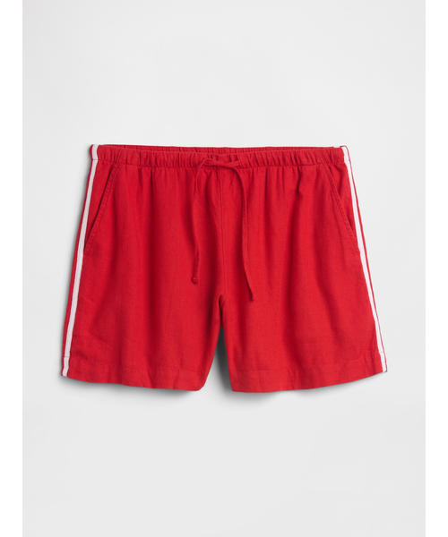 GAP(ギャップ)の「4インチ プルオン リネンブレンド ショートパンツ(その他パンツ・レディース・レッド/イエロー/ブラック/ピンク/グリーン・M/S/XS)」の21枚目の写真