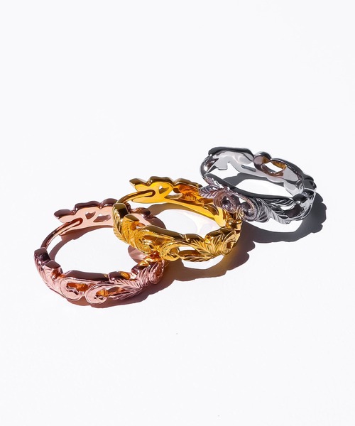 Cutout hoop pierce/【ハワイアンジュエリー】【サージカルステンレス】【金属アレルギー対応】【IRIEBEACH / アイリービーチ】つけっぱなしOK