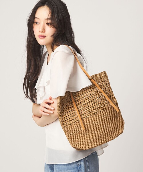 MADE IN MADA(メイドインマダ)の「【別注】<MADE IN MADA>ANDO バッグ(ショルダーバッグ・レディース・ベージュ/ナチュラル・FREE)」の1枚目の写真