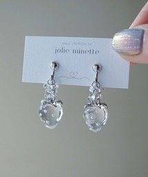 jolie minette/小さな フルーツ シルバー イヤリング