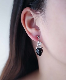 jolie minette/小さな フルーツ シルバー イヤリング