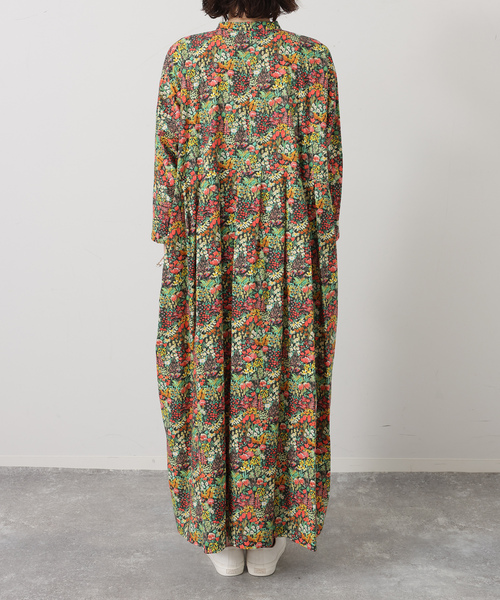 JOURNAL STANDARD LUXE（ジャーナルスタンダード　ラックス）の「リバティフラワー ampleプルワンピース（ワンピース・レディース・カーキ・FREE）」の6枚目の写真