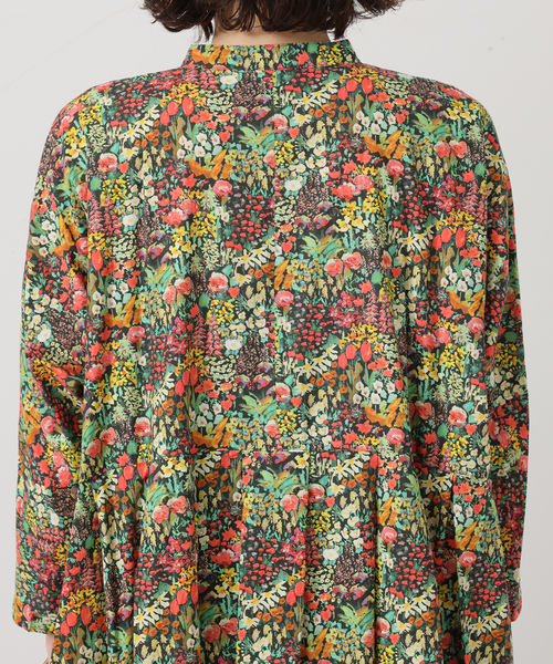 JOURNAL STANDARD LUXE（ジャーナルスタンダード　ラックス）の「リバティフラワー ampleプルワンピース（ワンピース・レディース・カーキ・FREE）」の8枚目の写真