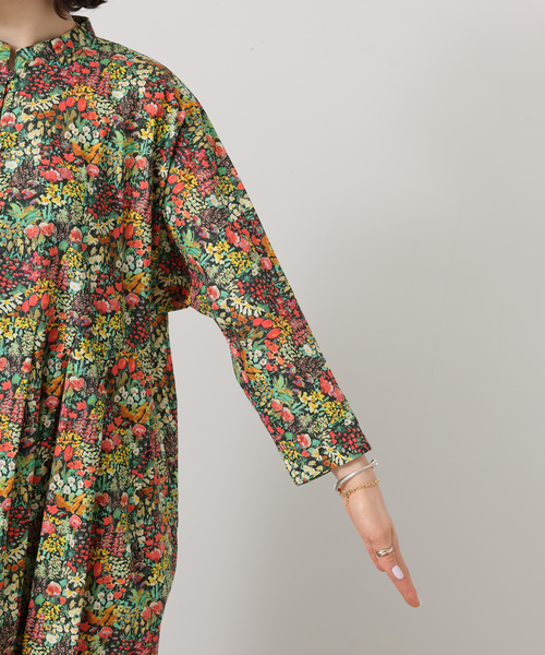 JOURNAL STANDARD LUXE（ジャーナルスタンダード　ラックス）の「リバティフラワー ampleプルワンピース（ワンピース・レディース・カーキ・FREE）」の9枚目の写真