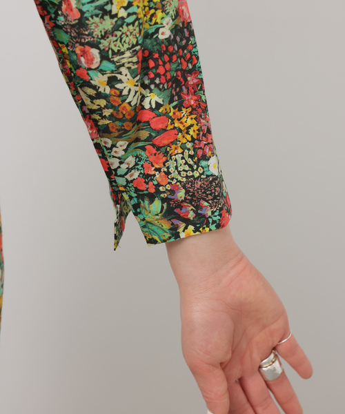 JOURNAL STANDARD LUXE（ジャーナルスタンダード　ラックス）の「リバティフラワー ampleプルワンピース（ワンピース・レディース・カーキ・FREE）」の10枚目の写真