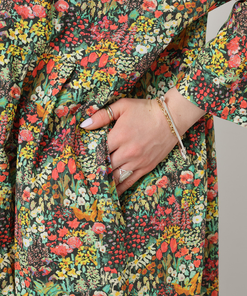 JOURNAL STANDARD LUXE（ジャーナルスタンダード　ラックス）の「リバティフラワー ampleプルワンピース（ワンピース・レディース・カーキ・FREE）」の11枚目の写真