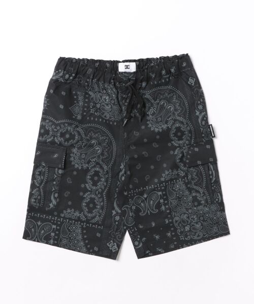 DC（ディーシー）の「DC/ディーシー 26 KD WIDE CARGO SHORT キッズ ショーツ YWS262502（その他パンツ・キッズ・ブラック系その他/ライトインディゴブルー/チェック・150cm/160cm/140cm/130cm）」の2枚目の写真