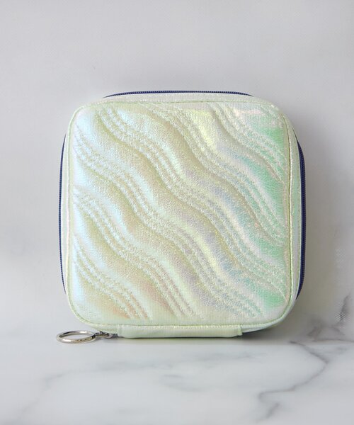 BIRTHDAY BAR(バースデイバー)の「≪冷感機能付き≫ COOL SHIELD Tissue Case Pouch ティッシュポーチ(ポーチ・レディース・アイボリー/パープル・0)」の8枚目の写真