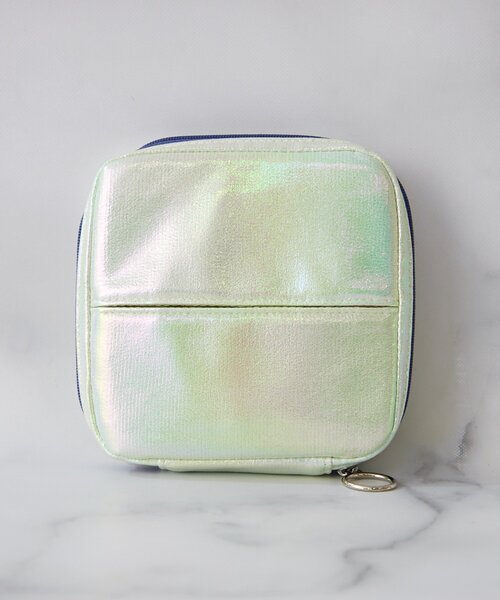 BIRTHDAY BAR(バースデイバー)の「≪冷感機能付き≫ COOL SHIELD Tissue Case Pouch ティッシュポーチ(ポーチ・レディース・アイボリー/パープル・0)」の9枚目の写真