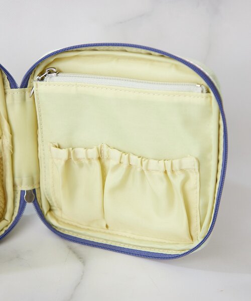 BIRTHDAY BAR(バースデイバー)の「≪冷感機能付き≫ COOL SHIELD Tissue Case Pouch ティッシュポーチ(ポーチ・レディース・アイボリー/パープル・0)」の16枚目の写真