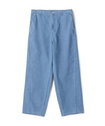 メッシュデニムワイド3Dパンツ＜ストレッチ・ハンドウォッシャブル・通気性＞