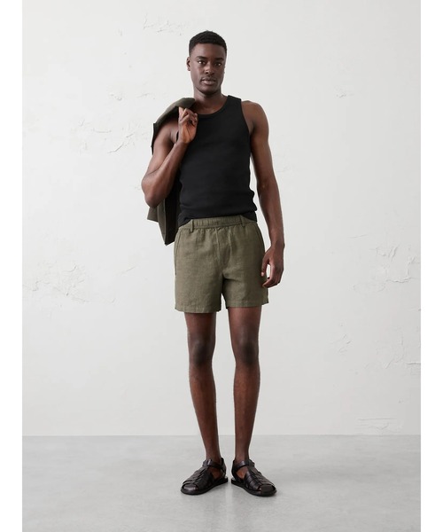 BANANA REPUBLIC FACTORY STORE(バナナリパブリック ファクトリーストア)の「BANANA REPUBLIC FACTORY STORE ミニリブ タンクトップ(タンクトップ・メンズ・ホワイト/ブラック・L/S/M/XL)」の5枚目の写真