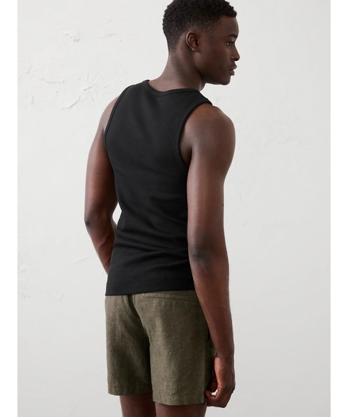 BANANA REPUBLIC FACTORY STORE(バナナリパブリック ファクトリーストア)の「BANANA REPUBLIC FACTORY STORE ミニリブ タンクトップ(タンクトップ・メンズ・ホワイト/ブラック・L/S/M/XL)」の6枚目の写真