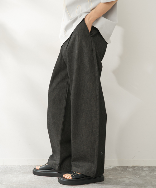 B.C STOCK(ベーセーストック)の「リジットバレルパンツ(その他パンツ・メンズ・ブルー系その他/ブラック・MEDIUM/LARGE)」の5枚目の写真