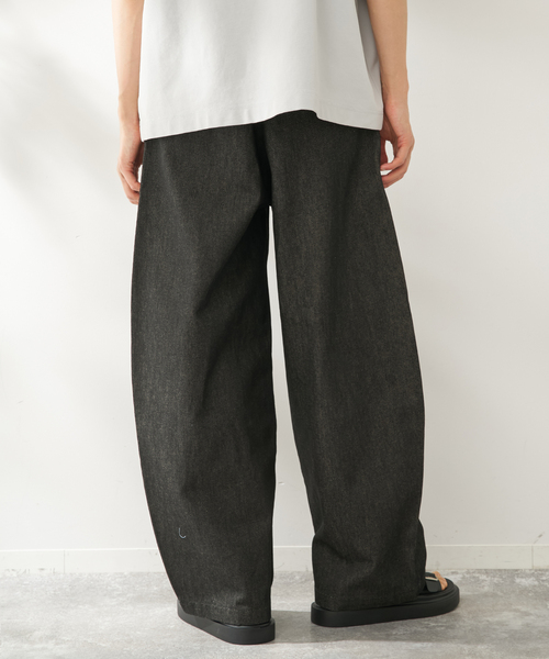 B.C STOCK(ベーセーストック)の「リジットバレルパンツ(その他パンツ・メンズ・ブルー系その他/ブラック・MEDIUM/LARGE)」の6枚目の写真