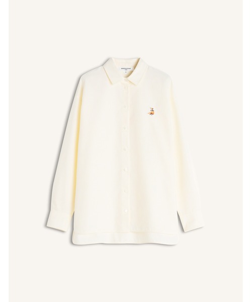 シャツ/ブラウス(長袖/七分) FOX HEAD EMBROIDERY CLASSIC SHIRT Maison Kitsune（メゾンキツネ）の「FOX HEAD EMBROIDERY CLASSIC