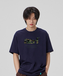 ASTRAL PROJECTION（アストラルプロジェクション）の「[ATRL カモ]コットンルーズフィット半袖Tシャツ_スペースネイビー（Tシャツ/カットソー）」