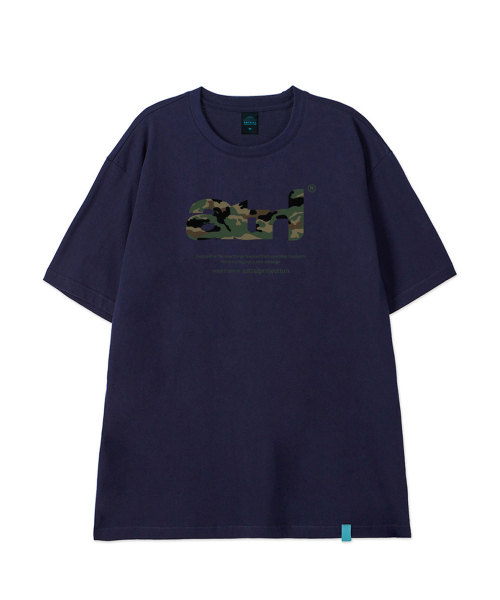 ASTRAL PROJECTION（アストラルプロジェクション）の「[ATRL カモ]コットンルーズフィット半袖Tシャツ_スペースネイビー（Tシャツ/カットソー・メンズ・その他・XL/XXL/M/L）」の2枚目の写真