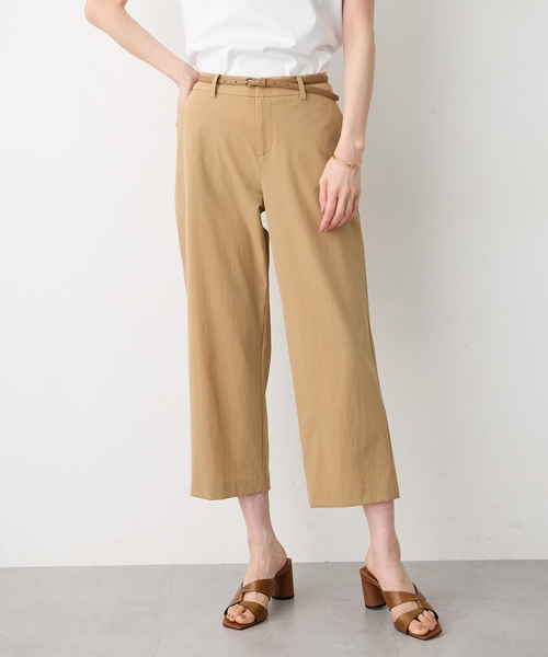 A/C DESIGN BY ALPHA CUBIC(エーシーデザインバイアルファキュービック)の「【美モーション】クールストレッチワイドパンツ【接触冷感・後ろウエストゴム・大きいサイズあり・セットアップ対応】(その他パンツ・レディース・ベージュ/モカ/ネイビー/ブラック・61/64/67/70/73/76)」の13枚目の写真