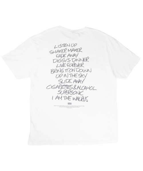 ROCK-OFF(ロックオフ)の「【ROCK-OFF】【3】OASIS MAY BE SETLIST T-SHIRTS(Tシャツ/カットソー・メンズ・ホワイト/ブラック・X-LARGE/LARGE/MEDIUM)」の3枚目の写真