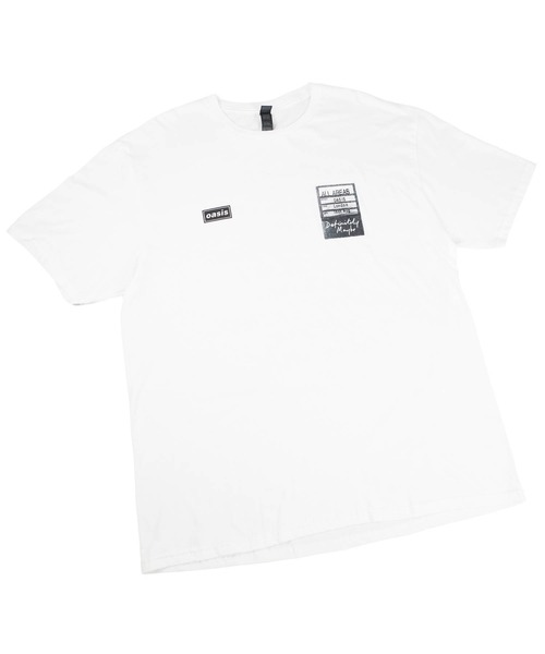 ROCK-OFF(ロックオフ)の「【ROCK-OFF】【3】OASIS MAY BE SETLIST T-SHIRTS(Tシャツ/カットソー・メンズ・ホワイト/ブラック・X-LARGE/LARGE/MEDIUM)」の5枚目の写真