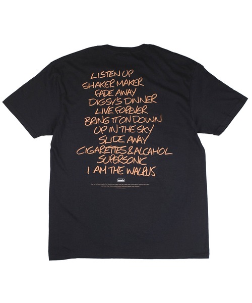 ROCK-OFF(ロックオフ)の「【ROCK-OFF】【3】OASIS MAY BE SETLIST T-SHIRTS(Tシャツ/カットソー・メンズ・ホワイト/ブラック・X-LARGE/LARGE/MEDIUM)」の4枚目の写真