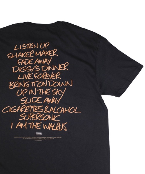 ROCK-OFF(ロックオフ)の「【ROCK-OFF】【3】OASIS MAY BE SETLIST T-SHIRTS(Tシャツ/カットソー・メンズ・ホワイト/ブラック・X-LARGE/LARGE/MEDIUM)」の18枚目の写真