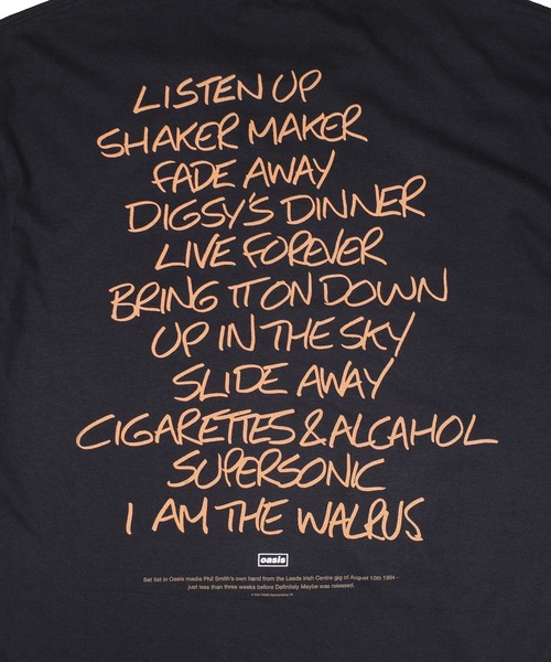 ROCK-OFF(ロックオフ)の「【ROCK-OFF】【3】OASIS MAY BE SETLIST T-SHIRTS(Tシャツ/カットソー・メンズ・ホワイト/ブラック・X-LARGE/LARGE/MEDIUM)」の19枚目の写真