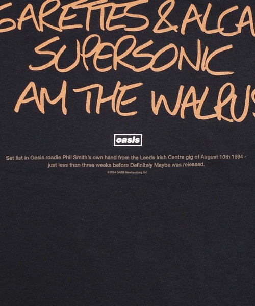 ROCK-OFF(ロックオフ)の「【ROCK-OFF】【3】OASIS MAY BE SETLIST T-SHIRTS(Tシャツ/カットソー・メンズ・ホワイト/ブラック・X-LARGE/LARGE/MEDIUM)」の20枚目の写真