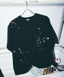 JOURNAL STANDARD relume（ジャーナルスタンダード　レリューム）の「CHAMPION / チャンピオン 別注 刺繍スプラッシュ Tシャツ（Tシャツ/カットソー）」