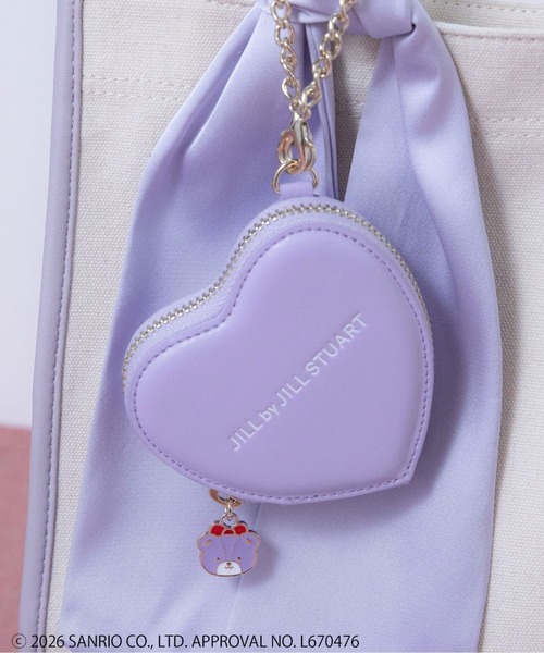 JILL by JILL STUART(ジルバイジルスチュアート)の「<タイニーチャムコラボ>ハートポーチチャーム(ポーチ・レディース・ベージュ/ブルー/ペールイエロー/ピンク/グリーン/ラベンダー・FREE)」の4枚目の写真