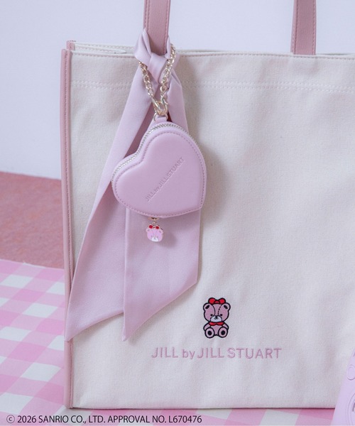 JILL by JILL STUART(ジルバイジルスチュアート)の「<タイニーチャムコラボ>ハートポーチチャーム(ポーチ・レディース・ベージュ/ブルー/ペールイエロー/ピンク/グリーン/ラベンダー・FREE)」の9枚目の写真