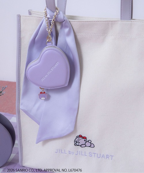 JILL by JILL STUART(ジルバイジルスチュアート)の「<タイニーチャムコラボ>ハートポーチチャーム(ポーチ・レディース・ベージュ/ブルー/ペールイエロー/ピンク/グリーン/ラベンダー・FREE)」の12枚目の写真