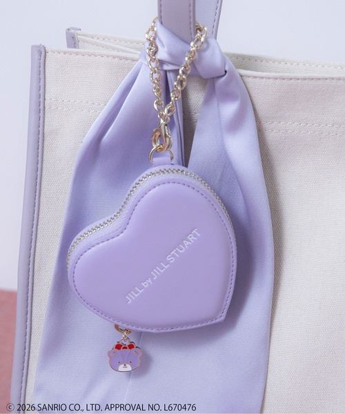 JILL by JILL STUART(ジルバイジルスチュアート)の「<タイニーチャムコラボ>ハートポーチチャーム(ポーチ・レディース・ベージュ/ブルー/ペールイエロー/ピンク/グリーン/ラベンダー・FREE)」の11枚目の写真