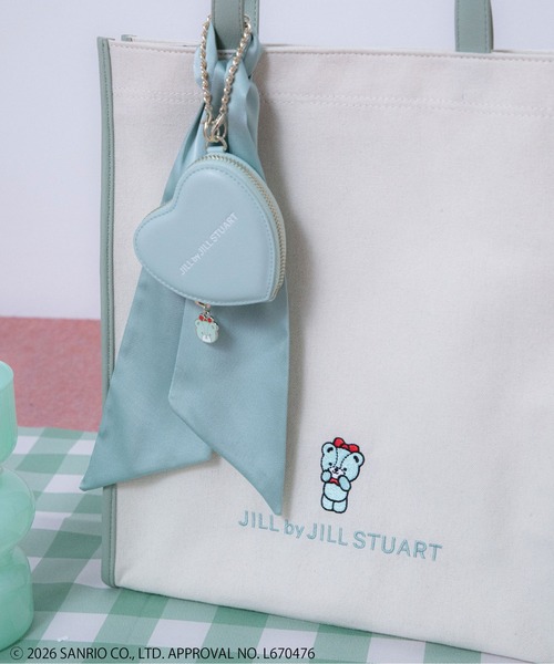 JILL by JILL STUART(ジルバイジルスチュアート)の「<タイニーチャムコラボ>ハートポーチチャーム(ポーチ・レディース・ベージュ/ブルー/ペールイエロー/ピンク/グリーン/ラベンダー・FREE)」の20枚目の写真