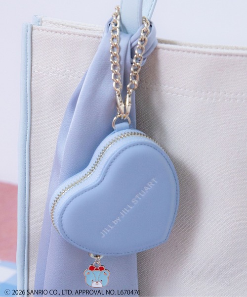 JILL by JILL STUART(ジルバイジルスチュアート)の「<タイニーチャムコラボ>ハートポーチチャーム(ポーチ・レディース・ベージュ/ブルー/ペールイエロー/ピンク/グリーン/ラベンダー・FREE)」の14枚目の写真