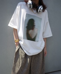 グラフィックTシャツ(chihiro select) / 大人カジュアル ノームコア 夏服 韓国 きれいめ