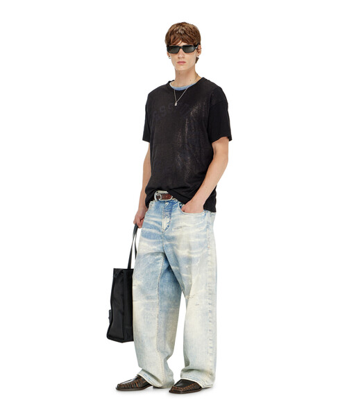 DIESEL(ディーゼル)の「メンズ Tシャツ T-NORM-AA2(Tシャツ/カットソー・メンズ・ブラック・LARGE/MEDIUM/X-LARGE/SMALL/X-SMALL)」の2枚目の写真
