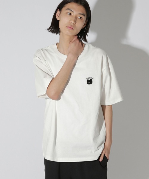 LAKOLE(ラコレ)の「ユルネコサガラT / 689755(Tシャツ/カットソー・メンズ・ホワイト/グレー/ブラック・MEDIUM/LARGE)」の15枚目の写真