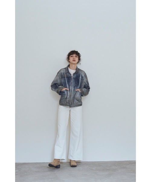 AUTHEN(オーセン)の「【AUTHEN】オーセン/ ヴィンテージ デニム ジップアップ ジャケット(デニムジャケット・レディース・インディゴブルー・SMALL)」の4枚目の写真