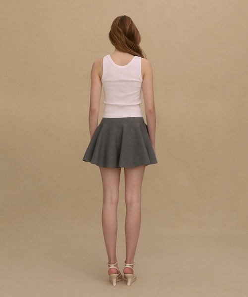 EIMY ISTOIRE(エイミーイストワール)の「PAPILLON BIJOU TANKTOP(タンクトップ・レディース・ブラック/ライトピンク/グレー/ホワイト・F)」の13枚目の写真