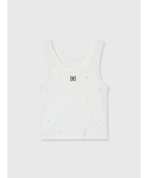 EIMY ISTOIRE(エイミーイストワール)の「PAPILLON BIJOU TANKTOP(タンクトップ・レディース・ブラック/ライトピンク/グレー/ホワイト・F)」の17枚目の写真