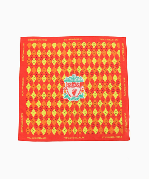 417 EDIFICE(フォーワンセブンエディフィス)の「【Liverpool FC / リバプール FC】 PRINT SCARF(バンダナ/スカーフ・メンズ・レッド/グリーン・FREE)」の3枚目の写真