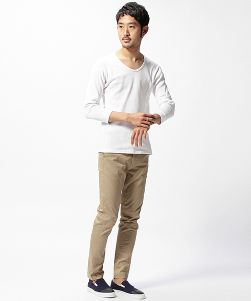 BEAMS（ビームス）の「BEAMS / サーマルUネックカットソー（Tシャツ